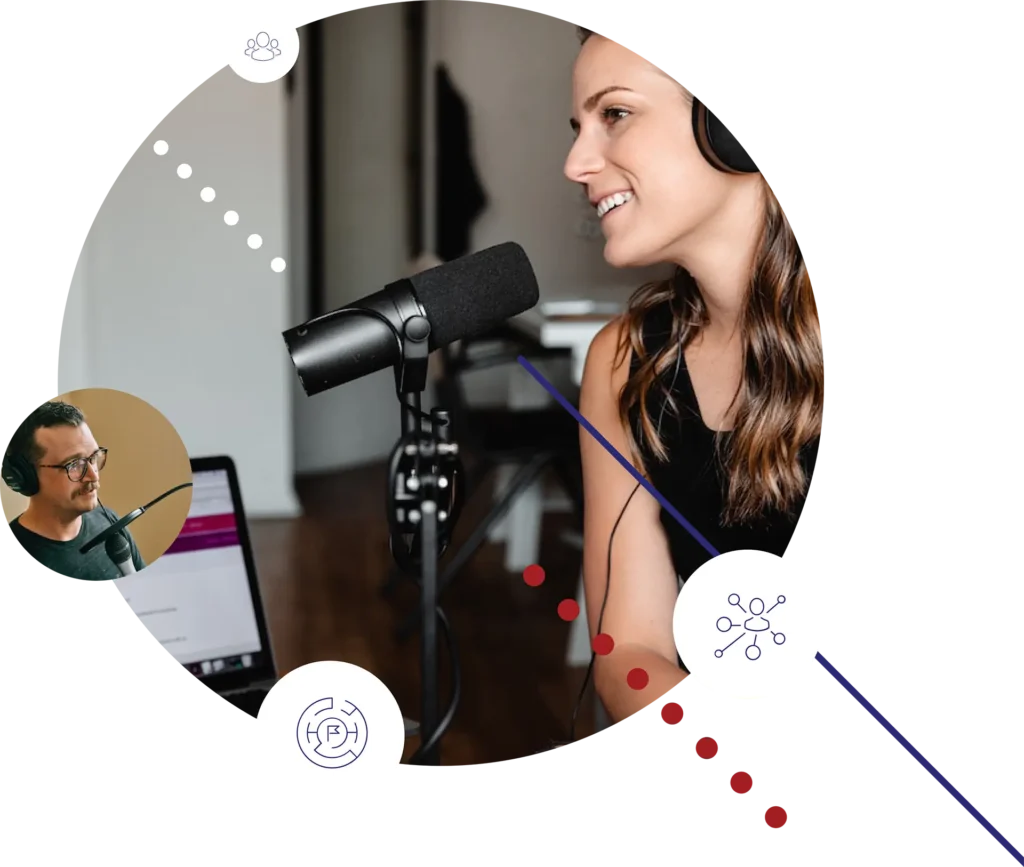 Podcast booking agency services for experts